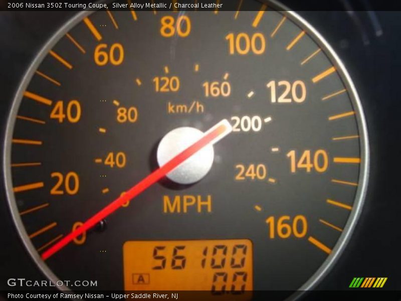 Silver Alloy Metallic / Charcoal Leather 2006 Nissan 350Z Touring Coupe