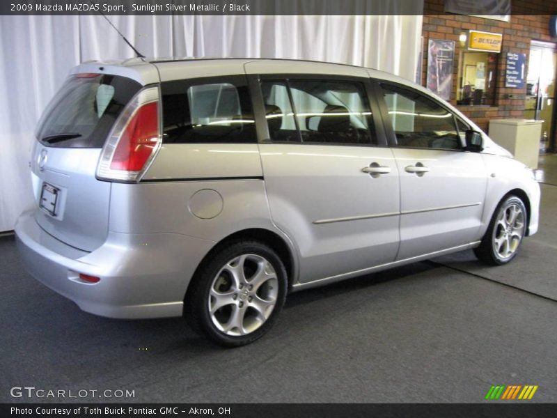 Sunlight Silver Metallic / Black 2009 Mazda MAZDA5 Sport