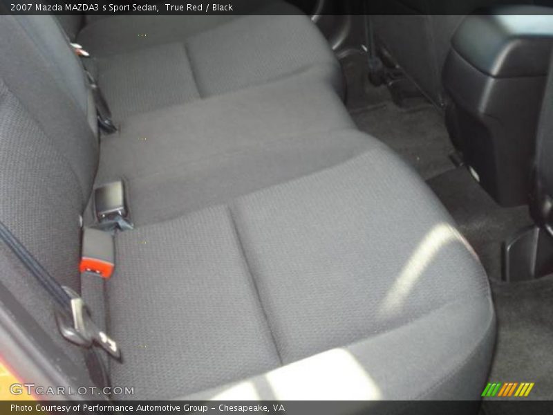 True Red / Black 2007 Mazda MAZDA3 s Sport Sedan