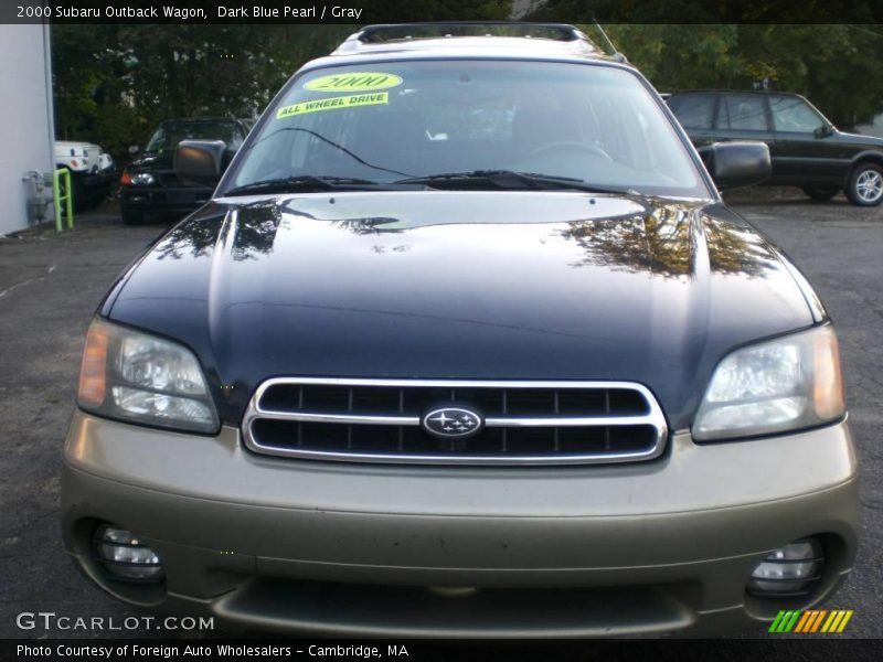 Dark Blue Pearl / Gray 2000 Subaru Outback Wagon