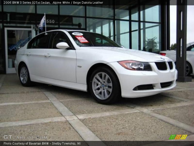 Alpine White / Beige Dakota Leather 2006 BMW 3 Series 325xi Sedan