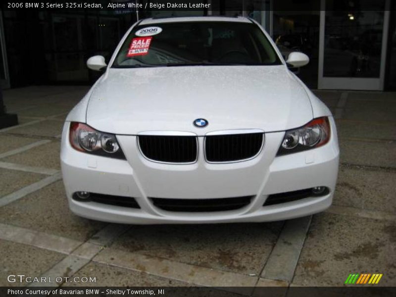 Alpine White / Beige Dakota Leather 2006 BMW 3 Series 325xi Sedan