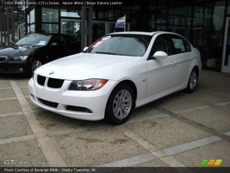 Alpine White / Beige Dakota Leather 2006 BMW 3 Series 325xi Sedan