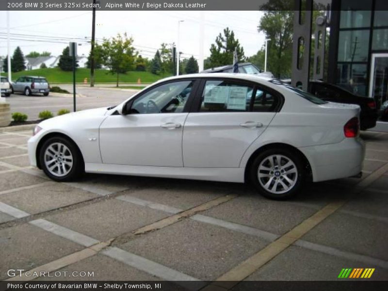 Alpine White / Beige Dakota Leather 2006 BMW 3 Series 325xi Sedan