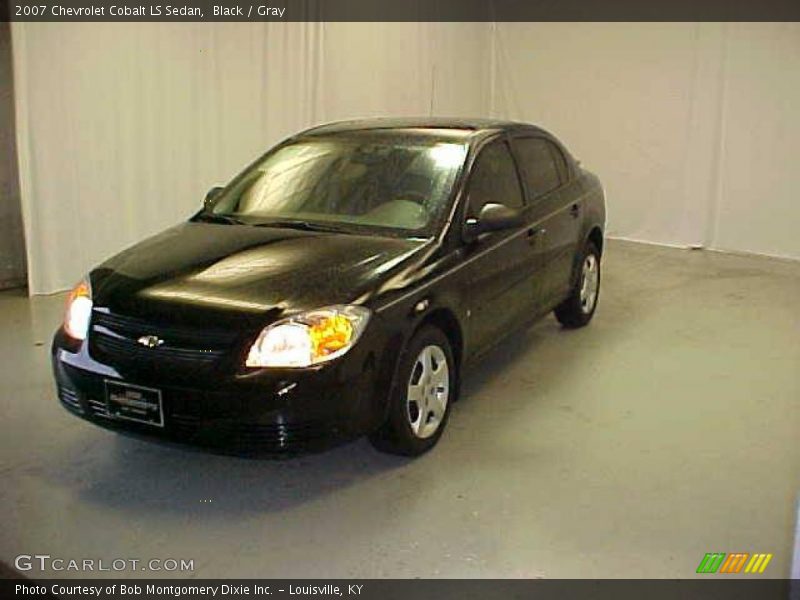 Black / Gray 2007 Chevrolet Cobalt LS Sedan