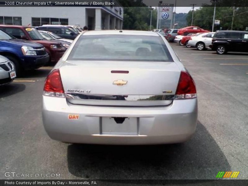 Silverstone Metallic / Ebony Black 2008 Chevrolet Impala LT