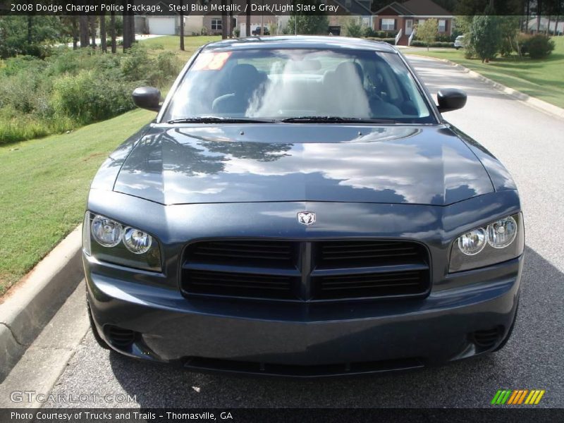 Steel Blue Metallic / Dark/Light Slate Gray 2008 Dodge Charger Police Package