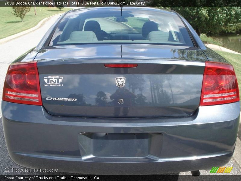 Steel Blue Metallic / Dark/Light Slate Gray 2008 Dodge Charger Police Package