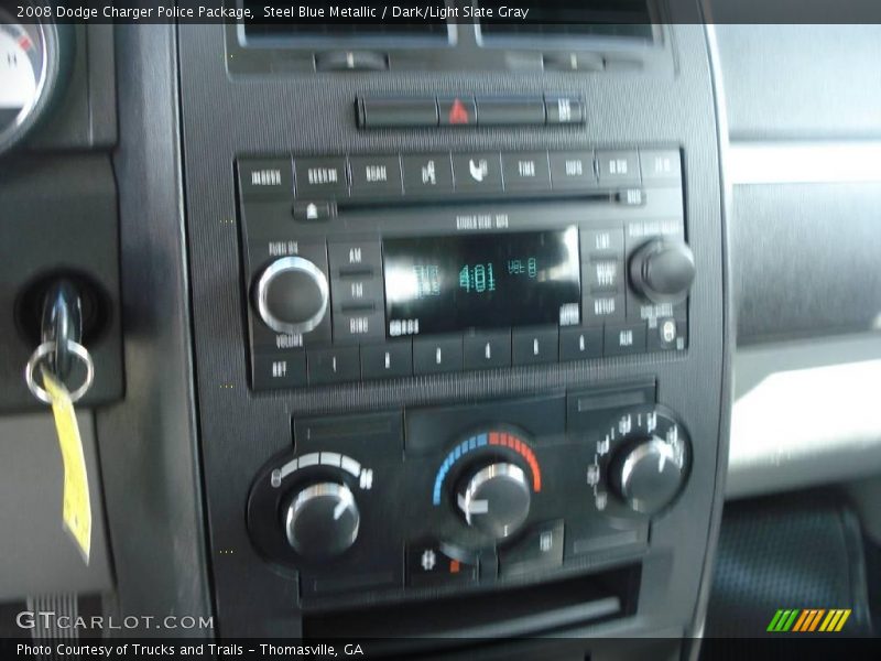 Steel Blue Metallic / Dark/Light Slate Gray 2008 Dodge Charger Police Package