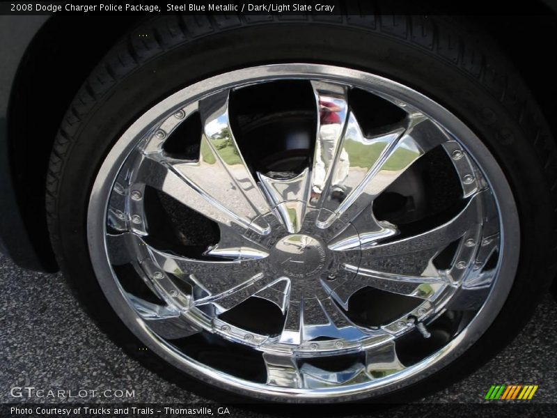 Steel Blue Metallic / Dark/Light Slate Gray 2008 Dodge Charger Police Package