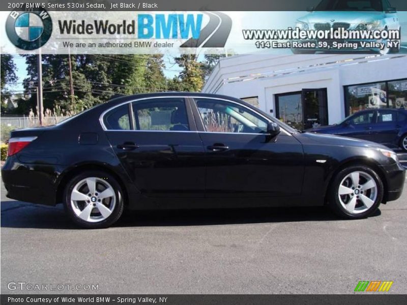 Jet Black / Black 2007 BMW 5 Series 530xi Sedan