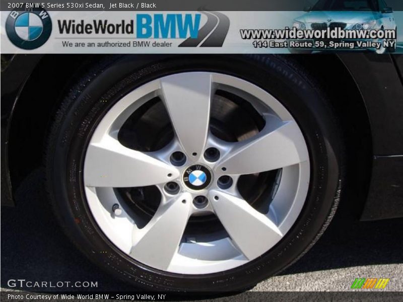 Jet Black / Black 2007 BMW 5 Series 530xi Sedan