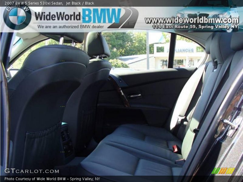 Jet Black / Black 2007 BMW 5 Series 530xi Sedan