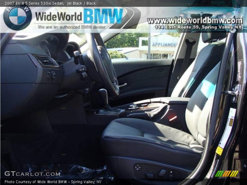 Jet Black / Black 2007 BMW 5 Series 530xi Sedan