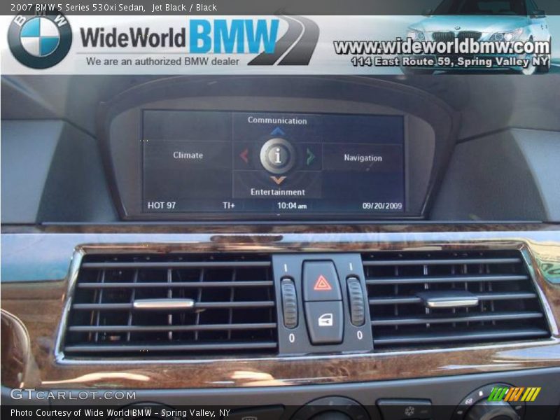 Jet Black / Black 2007 BMW 5 Series 530xi Sedan