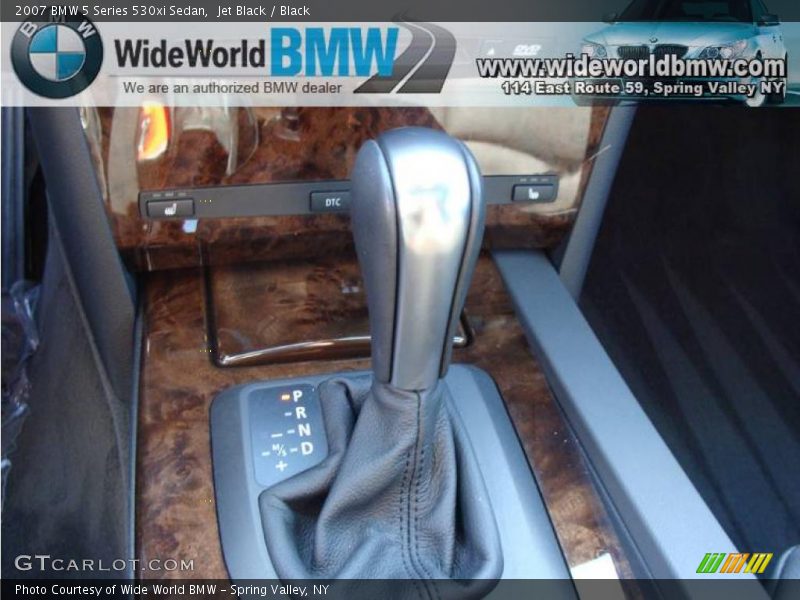 Jet Black / Black 2007 BMW 5 Series 530xi Sedan
