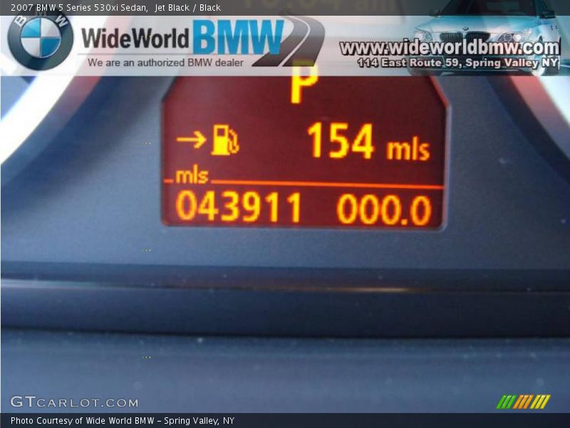 Jet Black / Black 2007 BMW 5 Series 530xi Sedan
