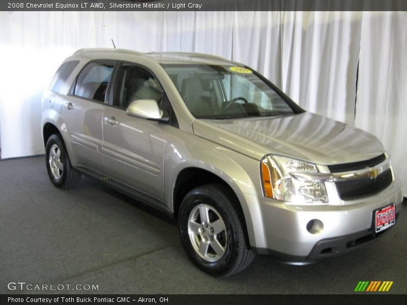 Silverstone Metallic / Light Gray 2008 Chevrolet Equinox LT AWD
