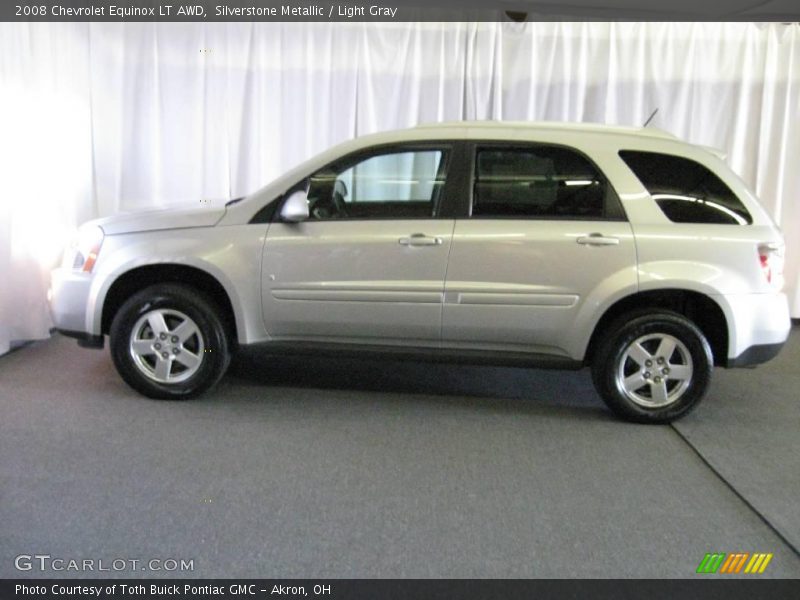 Silverstone Metallic / Light Gray 2008 Chevrolet Equinox LT AWD
