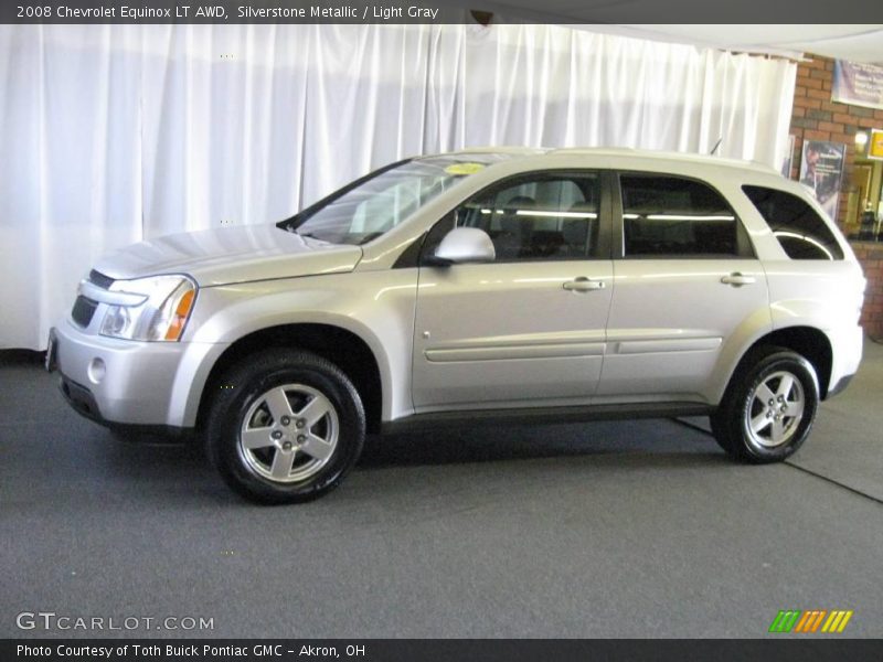 Silverstone Metallic / Light Gray 2008 Chevrolet Equinox LT AWD