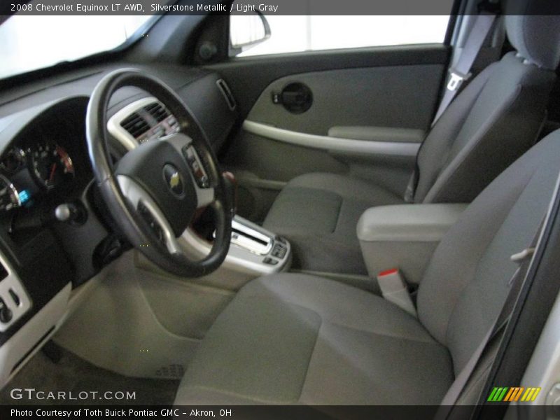 Silverstone Metallic / Light Gray 2008 Chevrolet Equinox LT AWD