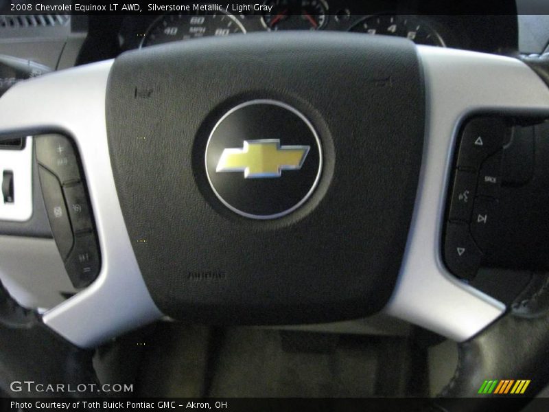 Silverstone Metallic / Light Gray 2008 Chevrolet Equinox LT AWD