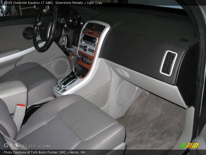 Silverstone Metallic / Light Gray 2008 Chevrolet Equinox LT AWD