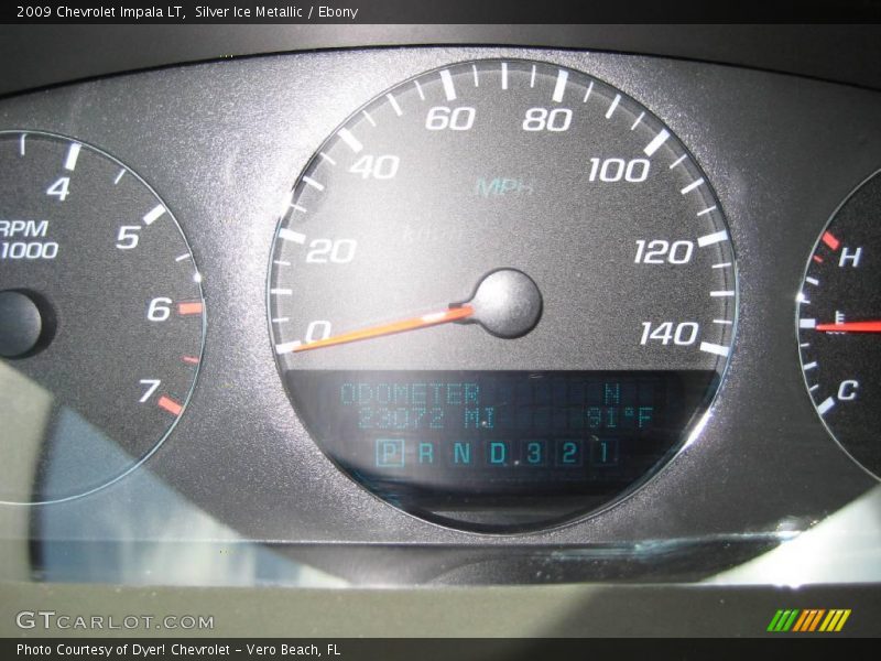 Silver Ice Metallic / Ebony 2009 Chevrolet Impala LT