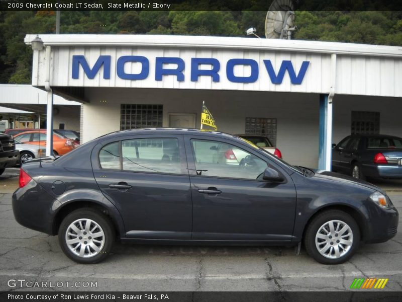 Slate Metallic / Ebony 2009 Chevrolet Cobalt LT Sedan