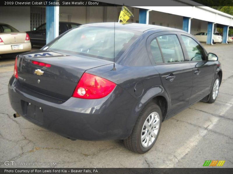 Slate Metallic / Ebony 2009 Chevrolet Cobalt LT Sedan