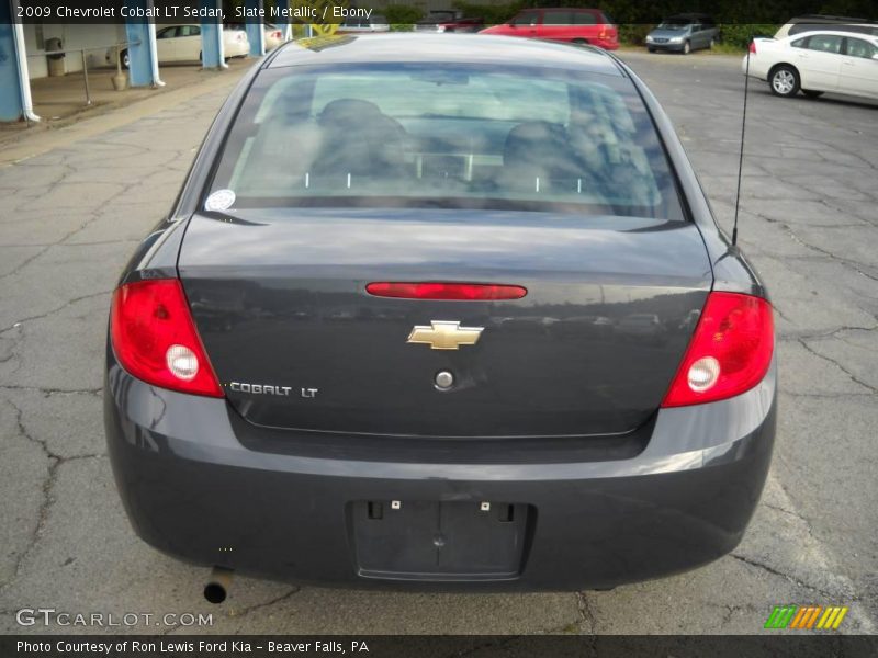 Slate Metallic / Ebony 2009 Chevrolet Cobalt LT Sedan