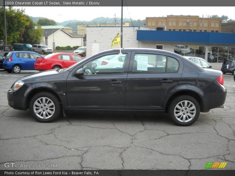 Slate Metallic / Ebony 2009 Chevrolet Cobalt LT Sedan