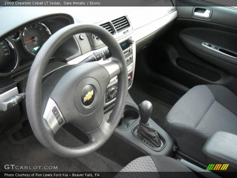 Slate Metallic / Ebony 2009 Chevrolet Cobalt LT Sedan