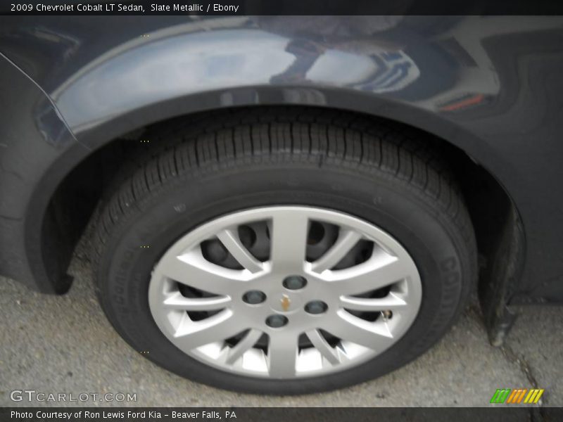 Slate Metallic / Ebony 2009 Chevrolet Cobalt LT Sedan