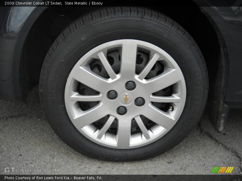 Slate Metallic / Ebony 2009 Chevrolet Cobalt LT Sedan