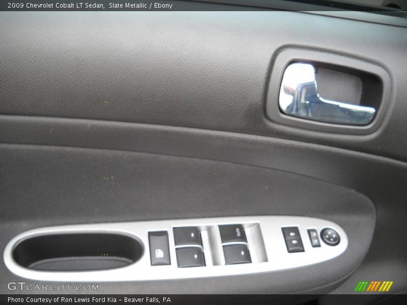 Slate Metallic / Ebony 2009 Chevrolet Cobalt LT Sedan