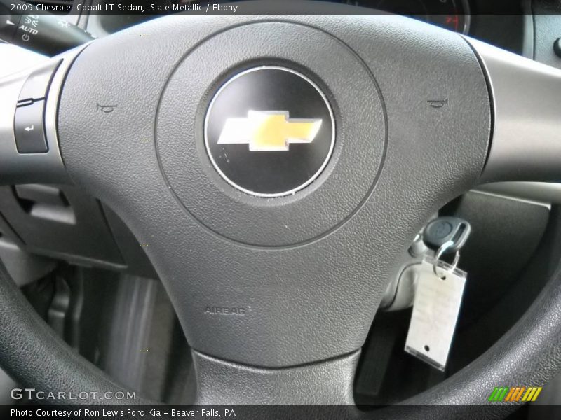 Slate Metallic / Ebony 2009 Chevrolet Cobalt LT Sedan