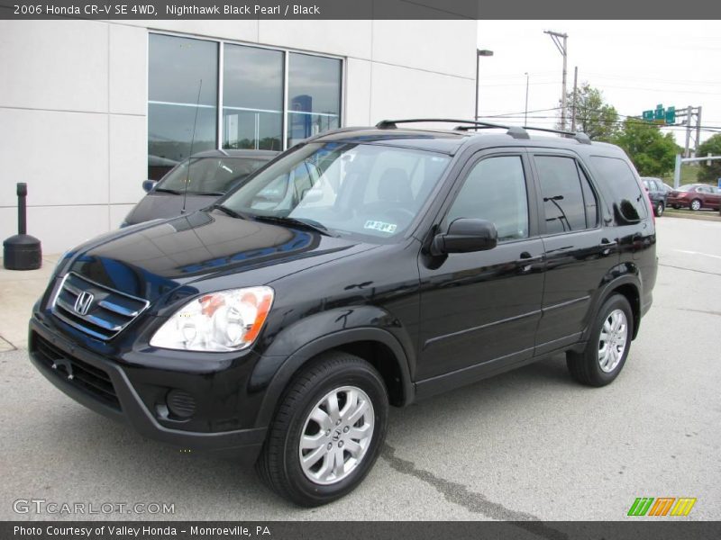 Nighthawk Black Pearl / Black 2006 Honda CR-V SE 4WD