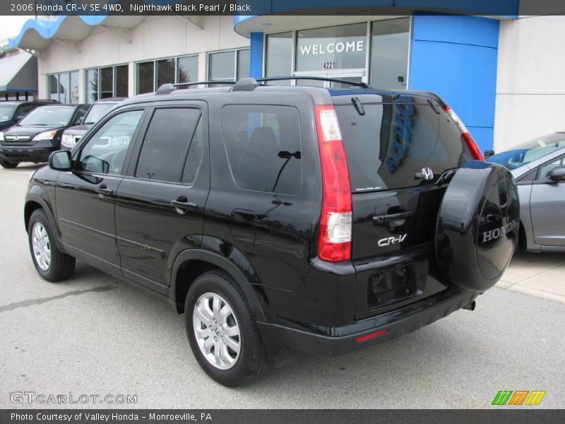 Nighthawk Black Pearl / Black 2006 Honda CR-V SE 4WD