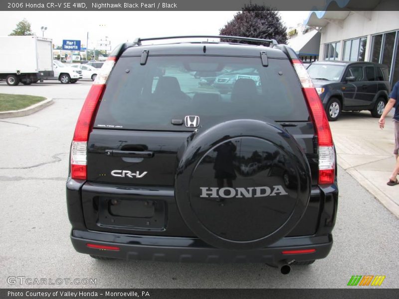 Nighthawk Black Pearl / Black 2006 Honda CR-V SE 4WD