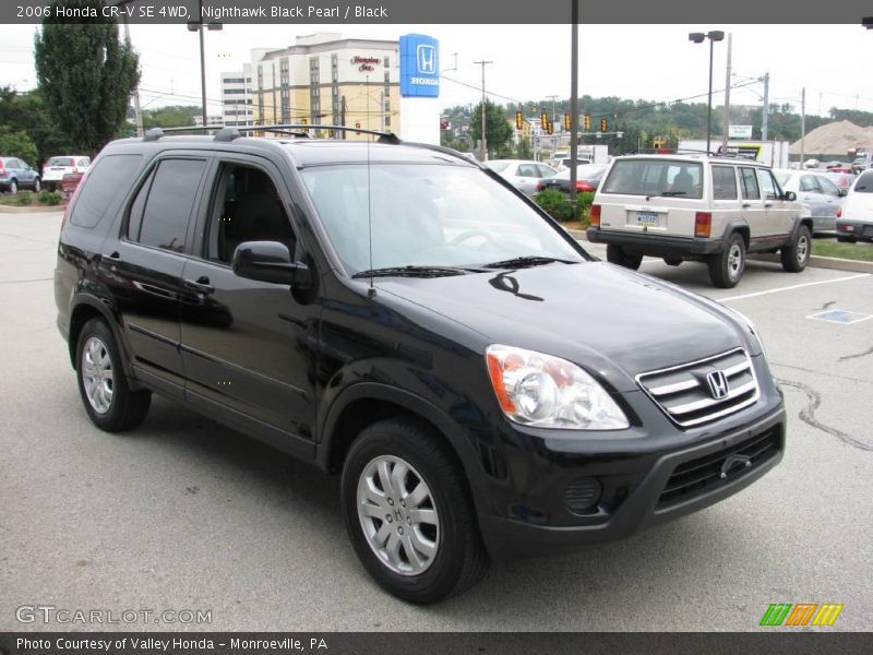 Nighthawk Black Pearl / Black 2006 Honda CR-V SE 4WD