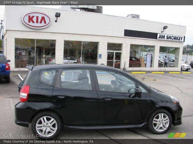 Nighthawk Black Pearl / Black 2007 Honda Fit Sport