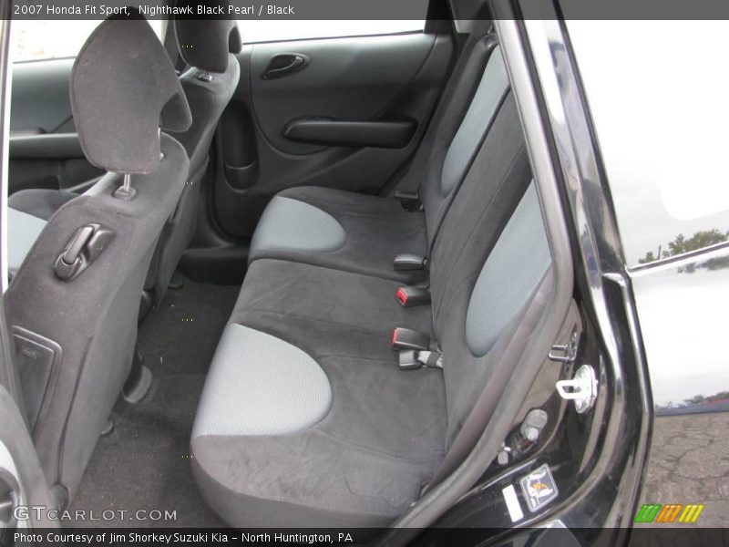 Nighthawk Black Pearl / Black 2007 Honda Fit Sport