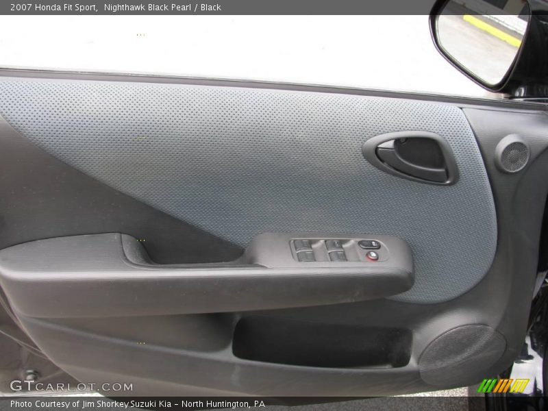 Nighthawk Black Pearl / Black 2007 Honda Fit Sport