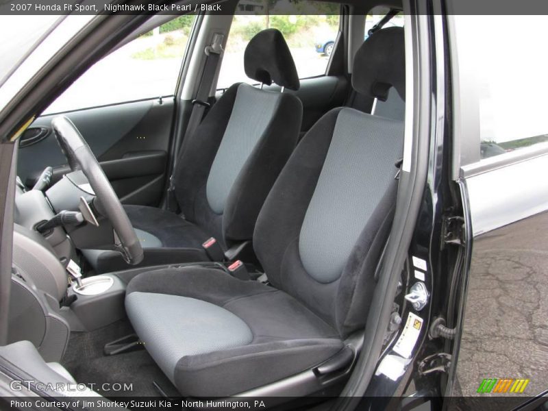 Nighthawk Black Pearl / Black 2007 Honda Fit Sport