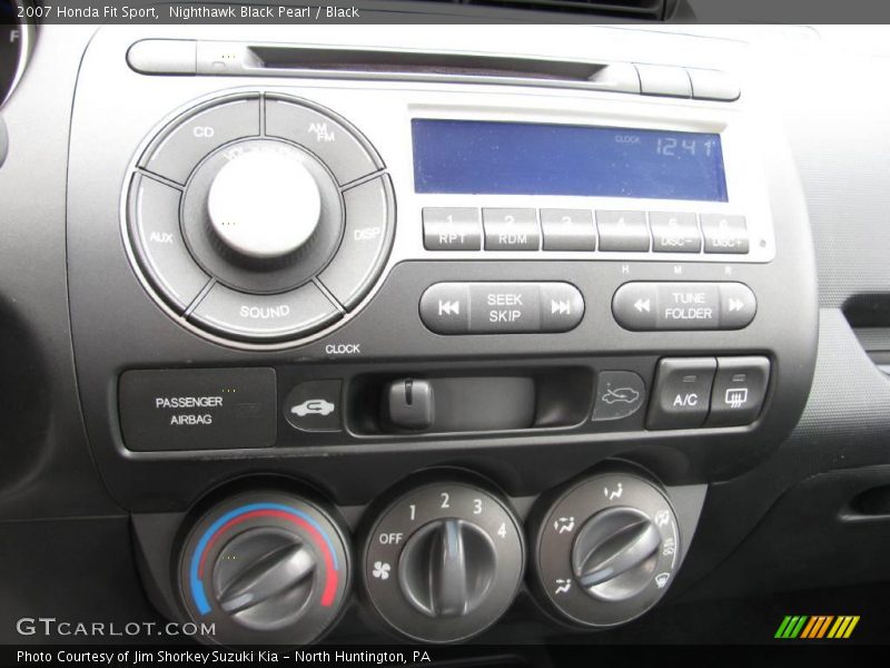 Nighthawk Black Pearl / Black 2007 Honda Fit Sport