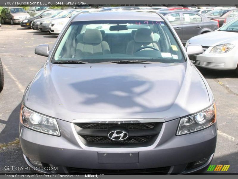Steel Gray / Gray 2007 Hyundai Sonata SE V6