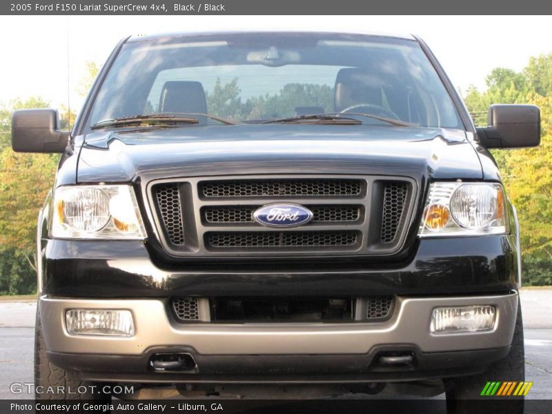 Black / Black 2005 Ford F150 Lariat SuperCrew 4x4