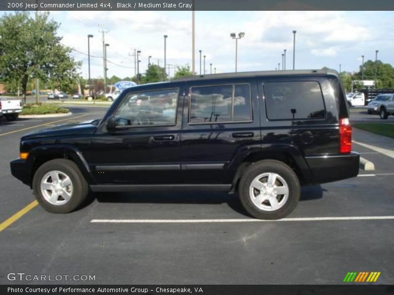 Black / Medium Slate Gray 2006 Jeep Commander Limited 4x4