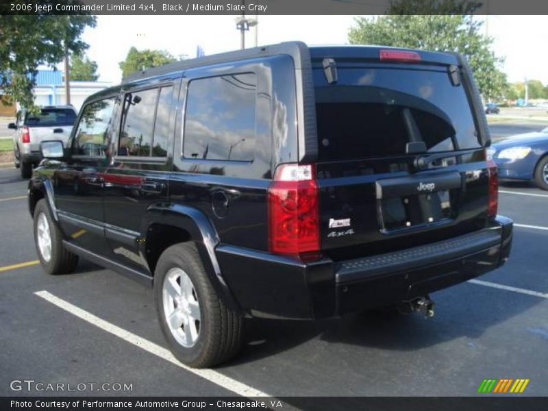 Black / Medium Slate Gray 2006 Jeep Commander Limited 4x4